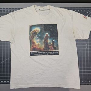 Vintage Eagle Nebula Tshirt Medium Nasa Space Kennedy Hubble 90s Stars Astronaut